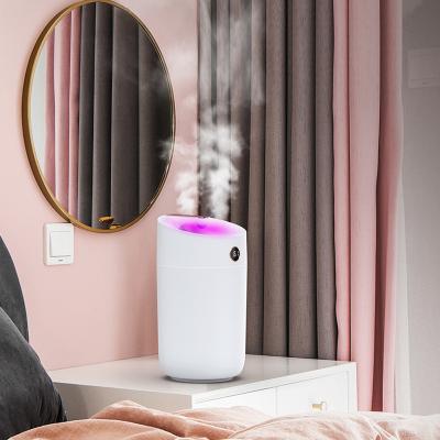 China Household Dituo Ultrasonic Aroma Humidifier 3000ML Air Purifier Nebulizing Diffusers 7LED Light for sale