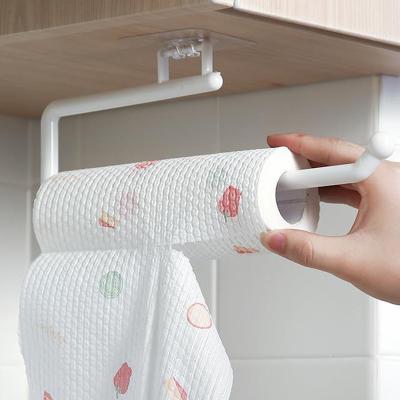 China Dropshipping Modern Kitchen Roll Rack Towel Hanger Rack Toilet Paper Holders Bathroom Paper Organizer Shelf for sale