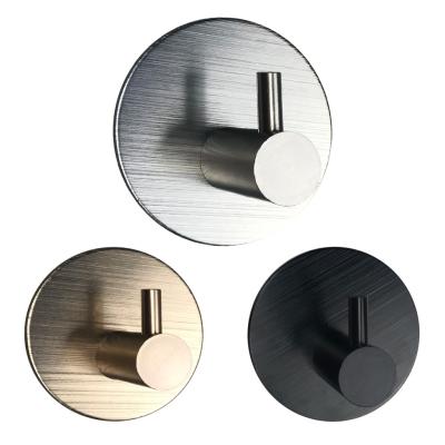 China Other High End Adhesive Stainless Steel Clothes Kitchen Towel Hook Self Adhesive Dropshipping for sale