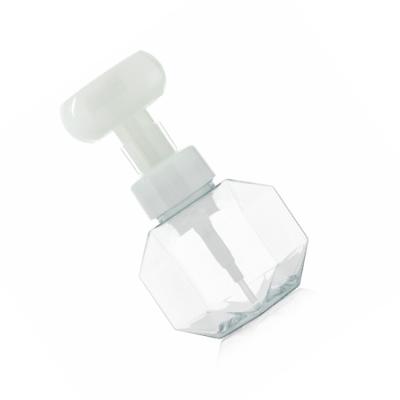 China Clear Face Wash Face Wash Mini Travel Size Foaming Soap Dispenser Double Foamer Plastic Bottles Pump Dispenser for sale