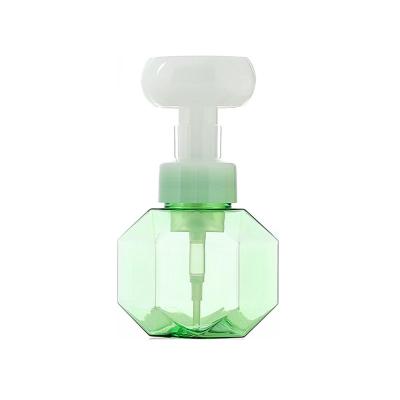 China 300ml Pet Mist Dispenser Soap Double Clean Empty Clear Clear Fine Plastic Bottle For Cosmetic Packaging for sale