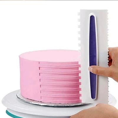 China Dropshipping Disposable Plastic Fondant Cake Scraper Surrounding Border Modeling Decorating Tools for sale