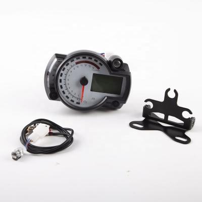 China Motorcycle Spare Parts Adjustable LCD Digital Tachometer Motorcycle Odometer Max 299KM/H KOSO RX2N Sensor for sale