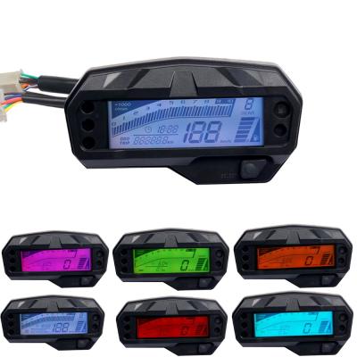 China 2021 Universal Motocycle Motorcycle Accessories Tachometer Gauge Digital Electronics Indicator Led Display For Temperature FZ16 for sale