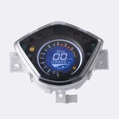 China Gear Ratio Digital LCD Programmable Waterproof Motorcycle Gauges Dashboard Speedo Meter Motorcycle Parts for sale