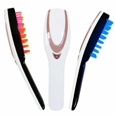 China For Home Use Custom Phototherapy Relief Stress Relax Anti Loss Head Comb Hair Regrowth Electric Massager Brush Electric Scalp Massaging Comb for sale