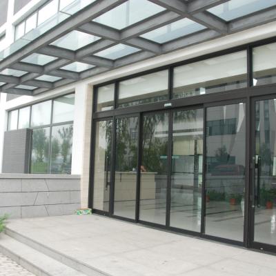 China Modern Glass Electric Automatic Double Door System Sensor Door for sale