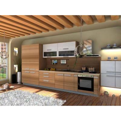 China Modern American Style Custom Design Stainless Steel Two Tone Color Kitchen Cabinet for sale