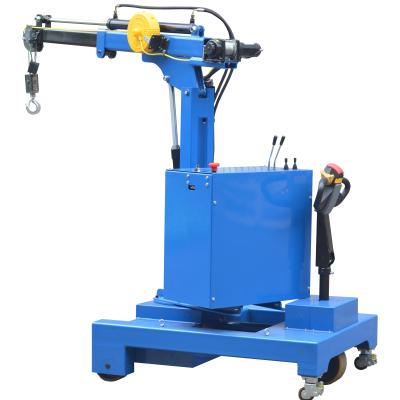 China Other fully electric slewing workshop hoist with hydraulic luffing function for sale