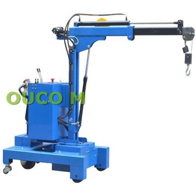 China Other Small Basic All-electric Hydraulic Mobile Workshop Crane for sale