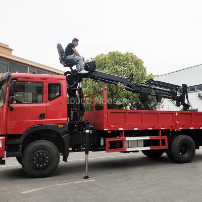 China TRUCK CRANE Mini 1.6 Ton Factory Knuckle Boom Crane Truck Mounted for sale