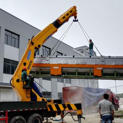 China TRUCK CRANE 16T Folding Boom Capacity Lifting Truck Mounted Crane for sale