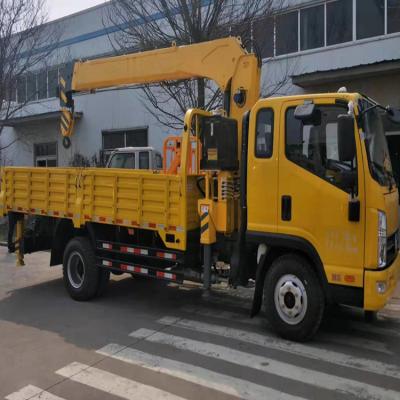 China TRUCK CRANE Mobile Truck Crane Pickup Cargo Lifting Crane for sale