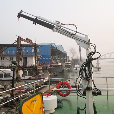 China Other Factory Mini Knuckle Mobile Boom Boat Crane Marine Crane for sale