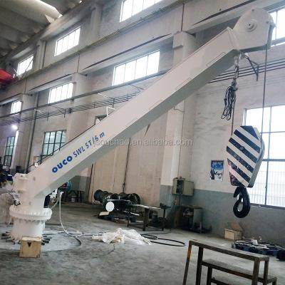 China Other China Factory Electric Pedestal Floor Fixed Marine Crane for sale