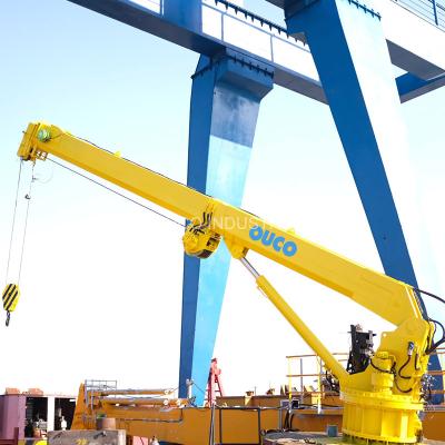 China The Other Factory Long Telescopic Boom for Boat Marine Deck Crane for sale