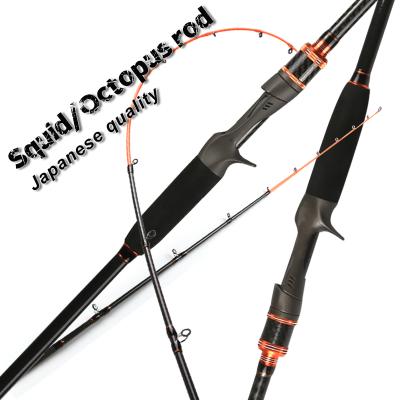 China Multifunctional South Korean Custom High Carbon Fiber Solid Tip Octopus Rod Fishing Squid Mount Carp Pole Spinning Fishing Rods for sale