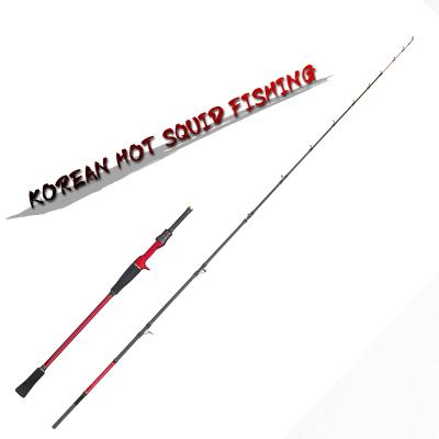 China Multifunctional hot sale in korean lure high quality suqid casting with casting titanium carp rod alloy pole spinning fishing rods for sale