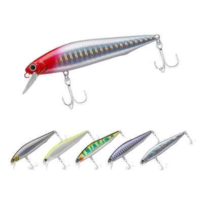 China OEM Custom ABS 6g Sea Minnow New 9cm Small Fishing Hard Lures For 5 Colors One Pack for sale