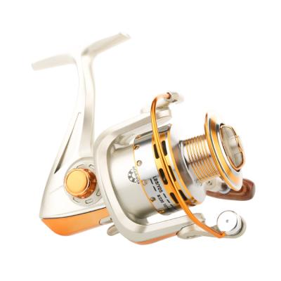 China Wholesale Straight Stake Stainless Steel Gears Full Metal Saltwater Spinning Carp Backing Bait Spinning Fishing Reel for sale