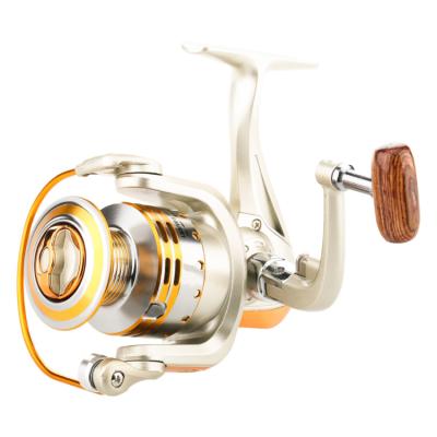 China Wholesale Spinning Angelrolle Stainless Steel Gears Full Metal Straight Saltwater Spinning Carp Backing Bait Spinning Fishing Reel for sale