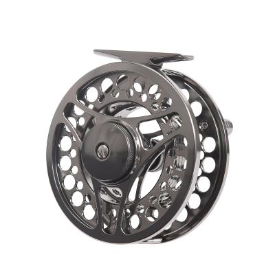 China Aluminum Alloy 3BB PESCA Ice Fly Fishing Reels Front Wheel Fishing Gear Accessories LEFT HAND Full Carrete Metal CNC Flywheel for sale