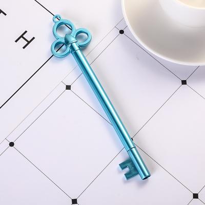 China New Retro Design Key Shape Normal Creative Neutral Gel Pen Cute Student Pens for sale