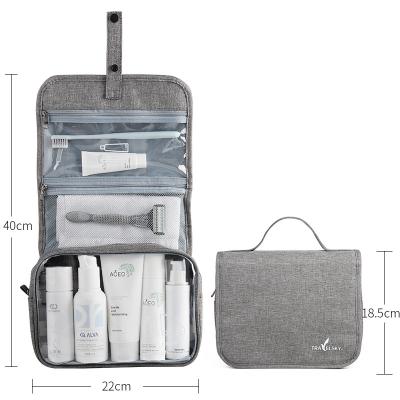 China Durable Men's Toiletry Bag Travel Wash Makeup Organizer Water Resistant Durable Hanging Makeup Organizer for sale