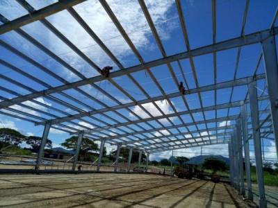 China Quick Installed Steel Structure Workshop Building With steel Frame construction for sale