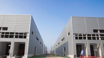 China Customized Galvanized H Section Large Span Steel Structure Warehouse for sale