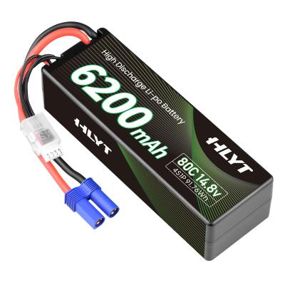 China High Quality Lipo Batteries Customized Capacity 14.8V 6200mah Rechargeable Lithium Polymer Battery Size and Package for sale