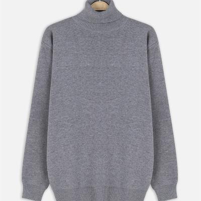 China Anti-wrinkle Fashion Hot Selling Normal Sleeves Turtle Neck Sweaters Mens Handmade Cotton for sale