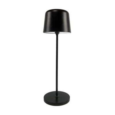 China Modern Style Most Popular Black Support Dimming Table Lamp Rechargeable Hotel Indoor Led Modern Table Lamp for sale