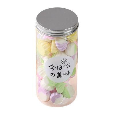 China Food Customized Sealing Bottle PET Storage Jars With Screw Cap Aluminum Cap For Packaging Multiple Chocolates And Cookies for sale