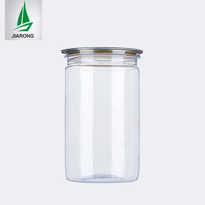 China Pet Food Cereal Sale Food Grade Storage Easy Open Plastic Transparent Boxes Hot Airtight Storage Jars Bucket for sale