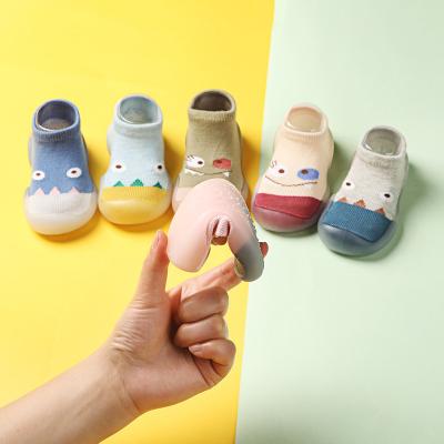 China L&N Antibacterial Baby Socks Rubber Soles Autumn Pure Cotton Baby Socks Baby Toddler Socks Indoor Kids Anti Slip Socks for sale