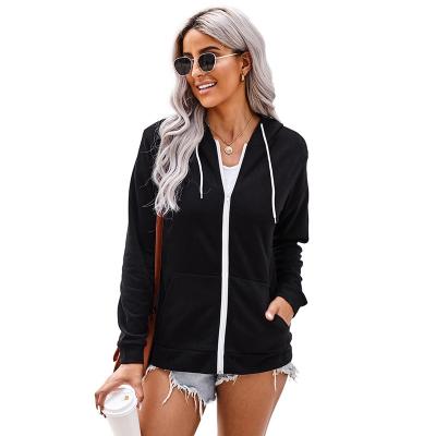 China OEM Women Camouflage Tie Dye Long Sleeve Oversized Hooded Sweatshirts Hoodies Breathable Custom Casual Plain Zipper Jacket for sale