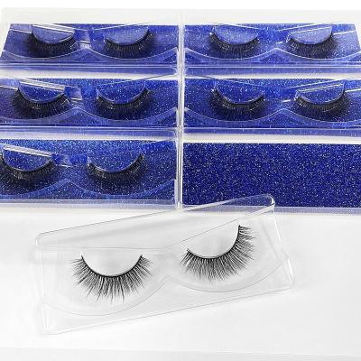 China Long Individual Natural 6 Packs Lashes Wholesale 16mm 5D Mink Lashes Natural Volume Eye False Highlights for sale