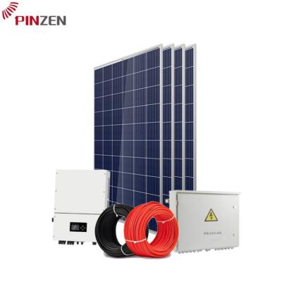 China Home Grid Tied 10Kw 12Kw 15Kw 18Kw On Self Supporting Solar Power System Sale for sale