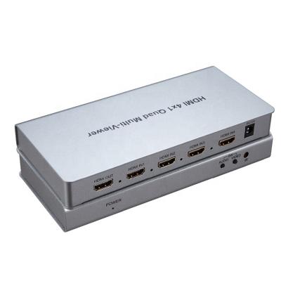 China HOT SFX 4k 4x1 hdmi switch HDSW4-Q screen multiviewer quad seamless hdmi 4x1 changer for sale