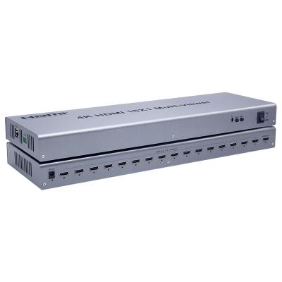 China 16 port hdmi 16x1 multi-viewer hdmi multiviewer support seamless switch 460*150*40(mm) for sale