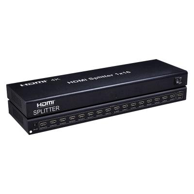 China Mini System 4K HDMI Port Splitter 1x16 HDMI Splitter 16 HDMI Splitter 1 Into 16 Support 3D For TV Stores for sale