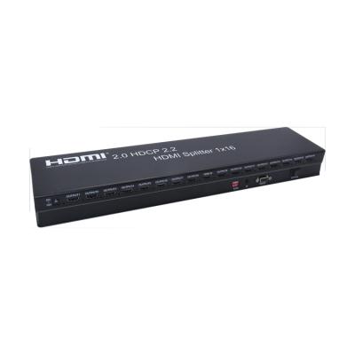 China Iron HDMI splitter 16 ways 1 input 16 output audio / video signal splitter 1 to hdmi 16 splitter 1*16 for sale