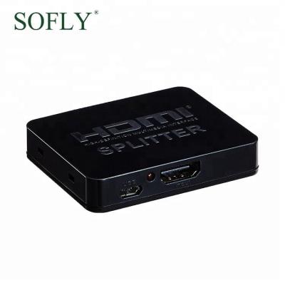 China Mini plastic case hdmi splitter 1 to 2 hdmi splitter 1x2 for sale