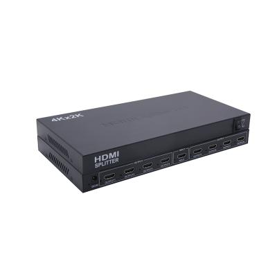 China Metal 3D 4K HDMI 8port HDMI Splitter 1x8 V1.4 Black for sale