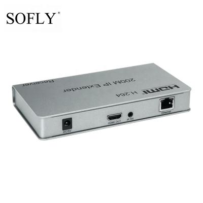 China Ancient SOFLY HDMI Extender 200M IP Extender Transmit HDMI Audio And Video Source for sale