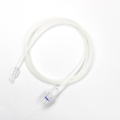 China Inject Contrast Media In Cardiology Procedures Ortus High Pressure 1200psi PU Extension Tube Connection Line Interventional Medical With Rotating Male Luer for sale