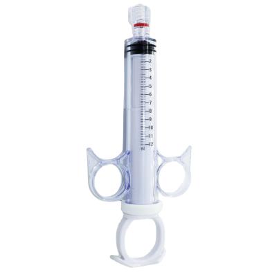 China Inject Contrast Media During Procedures Ortus Medical Angiographic 10ml&12ml Syringe With Rings Plunger for sale