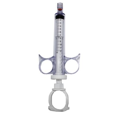 China Inject Contrast Media During Procedures Ortus CE 10ml 12ml Disposable Medical Dose Control Angiography Syringe for sale