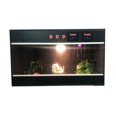 China Breathable Hot new pvc double thermostat temperature protection incubator 80*40*40 cm snake lizard spider gecko reptile breeding room for sale